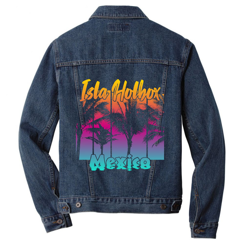 Trending Holbox Mexico Island-znznl Men Denim Jacket by buithilai657 | Artistshot