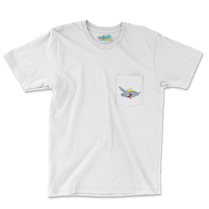 Flying Elephant Pocket T-Shirt by Rosiana | Artistshot