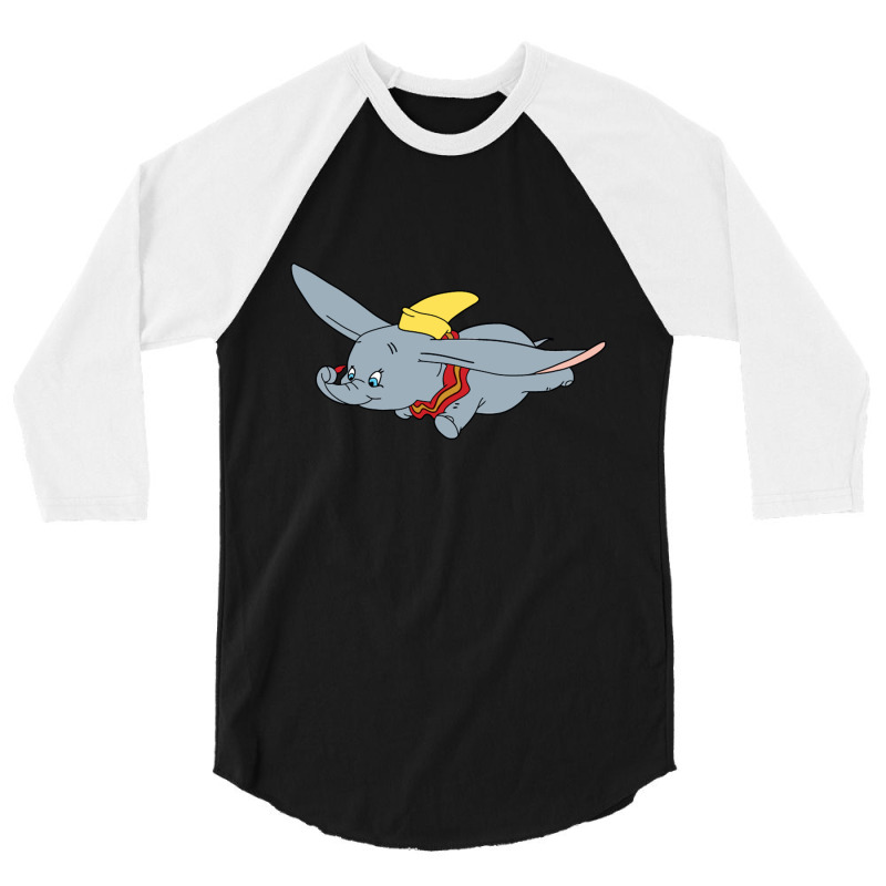 Flying Elephant 3/4 Sleeve Shirt by Rosiana | Artistshot