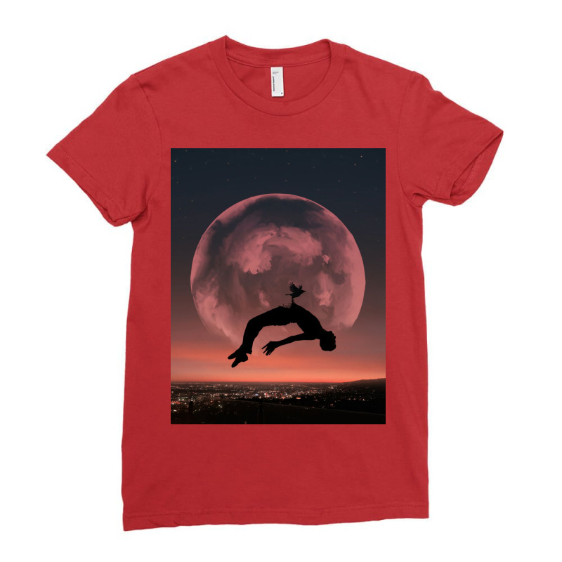 Flying Ladies Fitted T-shirt | Artistshot