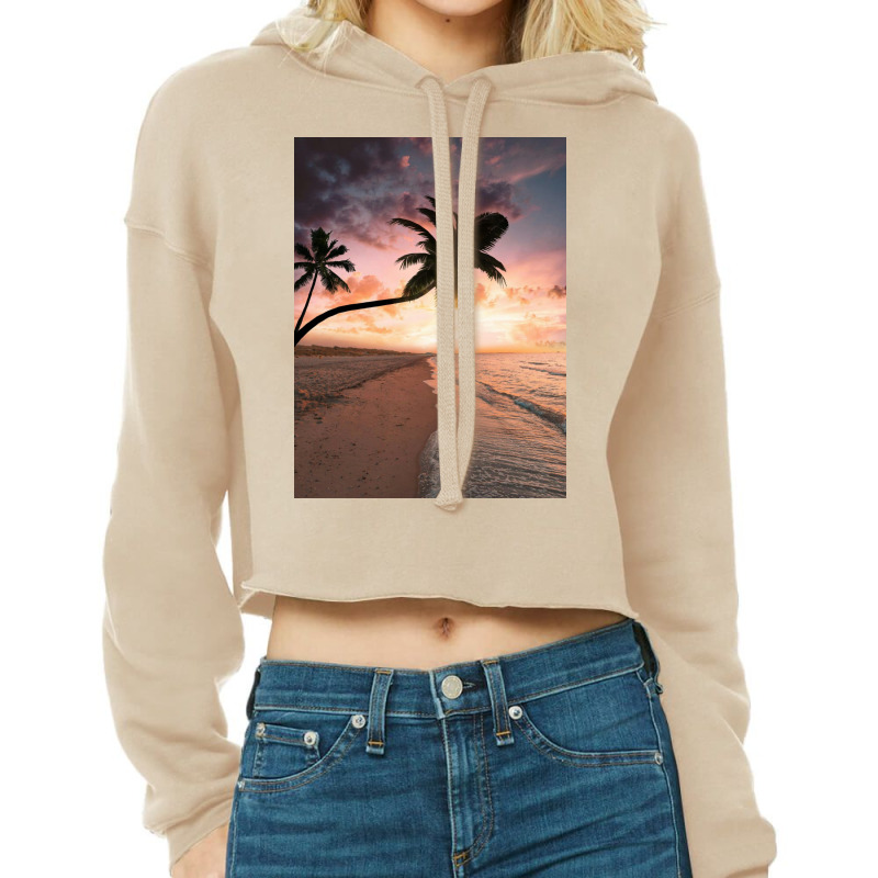 View Cropped Hoodie | Artistshot