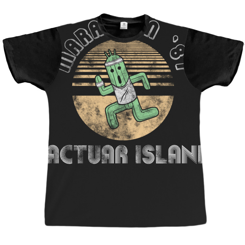 Cactuarathon  Final Fantasy Parody Graphic T-shirt by barishkoslank | Artistshot