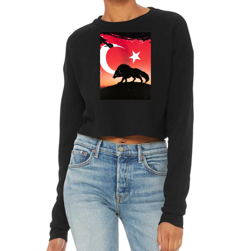 Wolf Cropped Sweater | Artistshot