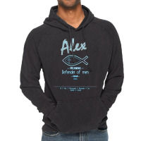 Alex Biblical Name Definition Vintage Hoodie | Artistshot