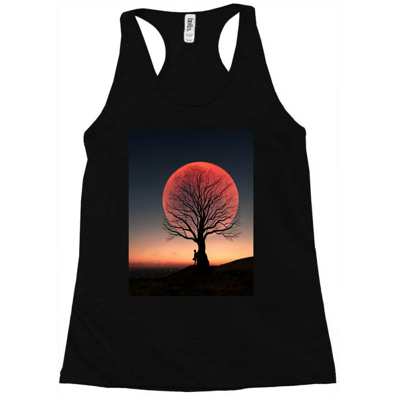 Moon Racerback Tank | Artistshot