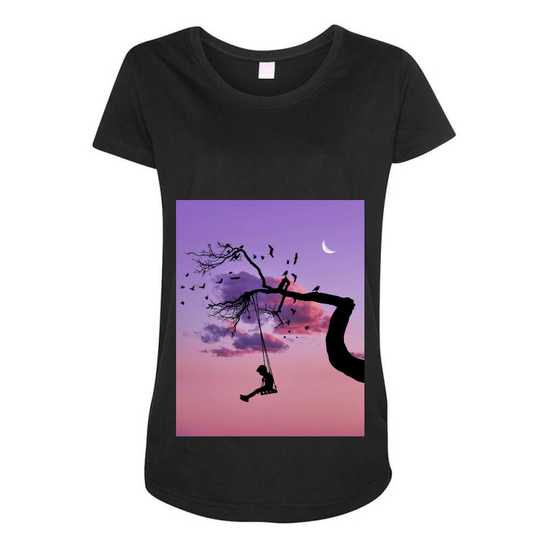 Swing Maternity Scoop Neck T-shirt | Artistshot