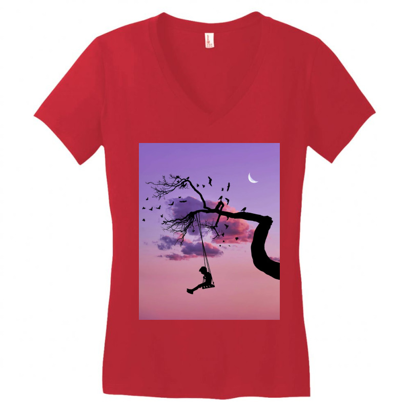 Swing Women's V-neck T-shirt | Artistshot