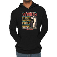 I Am A Grumpy Veteran American Flag Solder Vintage Patriotic Veterans Lightweight Hoodie | Artistshot