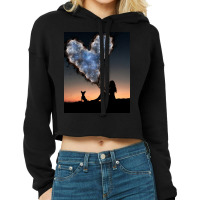 Heart Cropped Hoodie | Artistshot