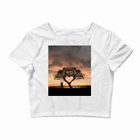 Tree And Heart Crop Top | Artistshot