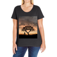 Tree And Heart Ladies Curvy T-shirt | Artistshot