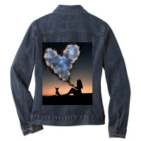 Heart Ladies Denim Jacket | Artistshot