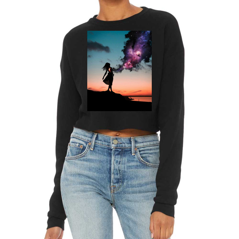 The Universe Within Us Cropped Sweater | Artistshot