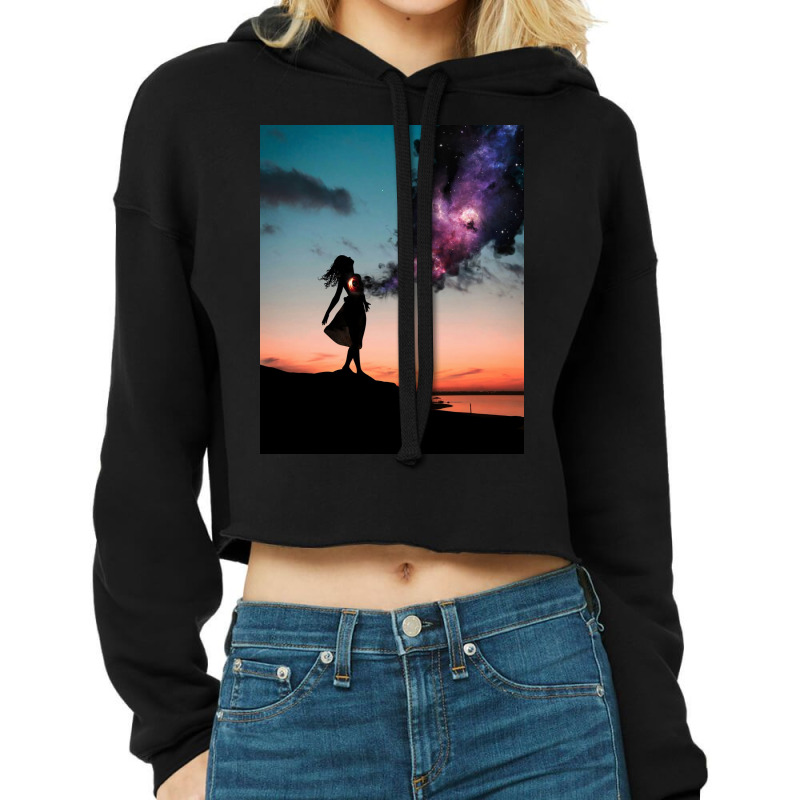 The Universe Within Us Cropped Hoodie | Artistshot