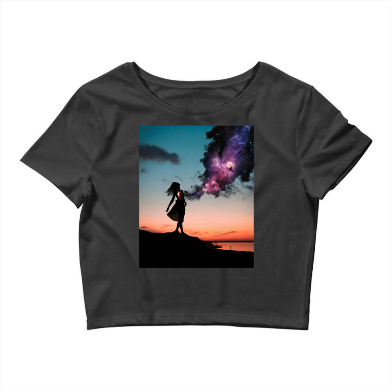 The Universe Within Us Crop Top | Artistshot