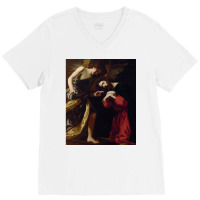 Giovanni Battista Caracciolo Battistello Christ On V-neck Tee | Artistshot