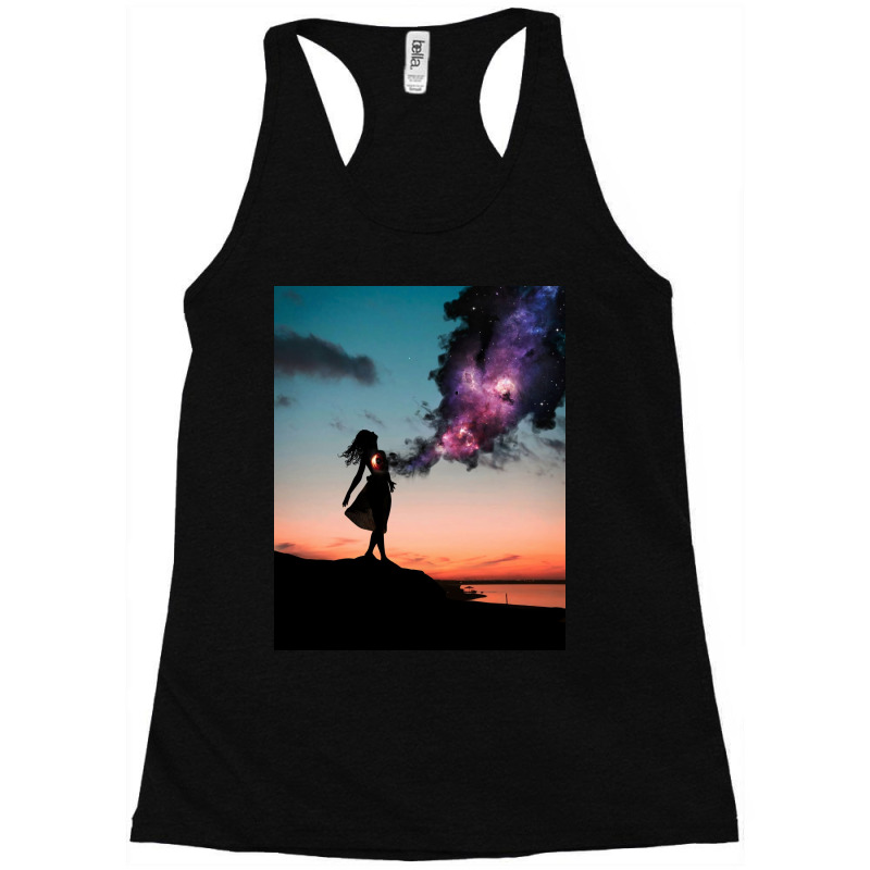 The Universe Within Us Racerback Tank | Artistshot