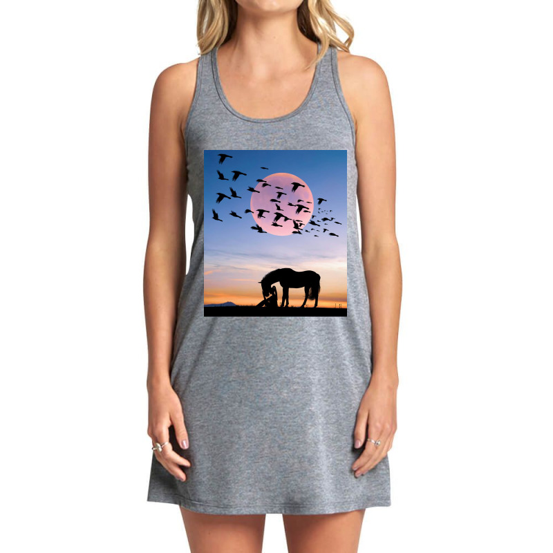 Horse And Woman Tank Dress | Artistshot