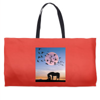 Horse And Woman Weekender Totes | Artistshot