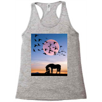 Horse And Woman Racerback Tank | Artistshot