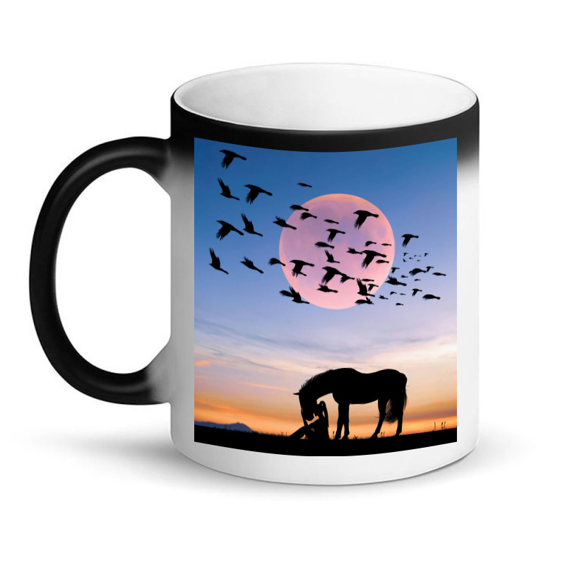 Horse And Woman Magic Mug | Artistshot