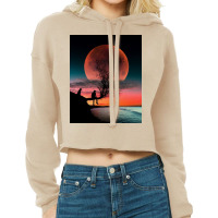 Moon Cropped Hoodie | Artistshot