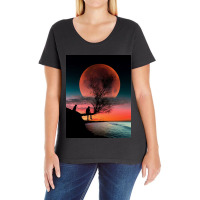 Moon Ladies Curvy T-shirt | Artistshot