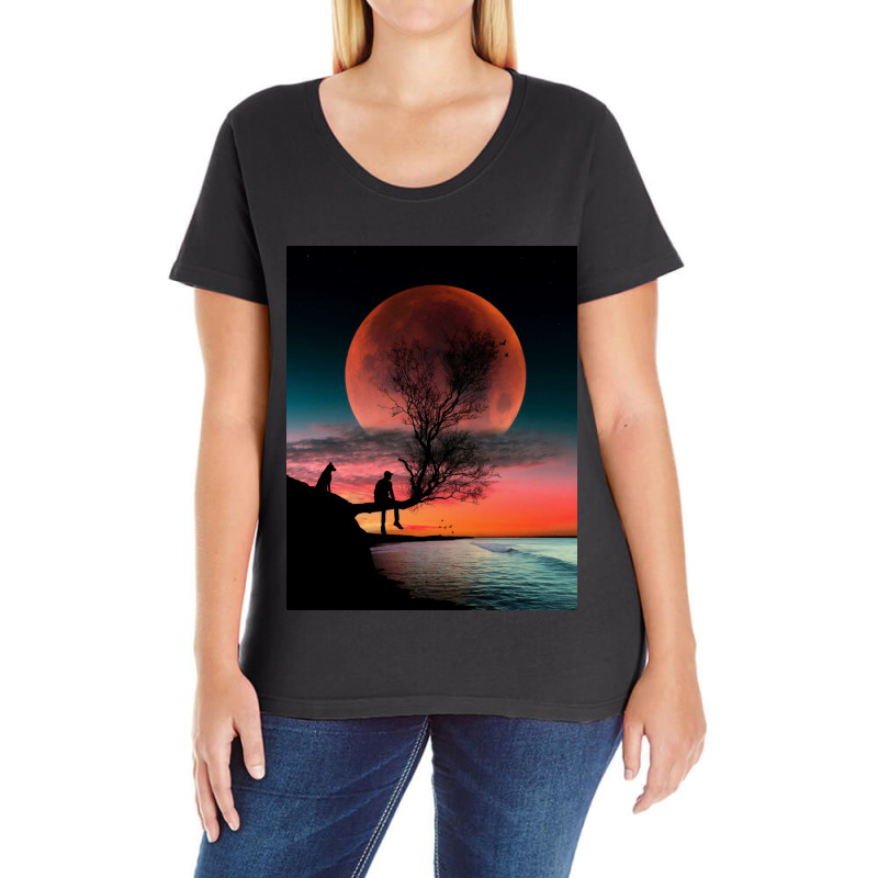 Moon Ladies Curvy T-shirt | Artistshot