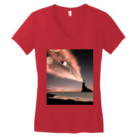 Lighthouse Light Women's V-neck T-shirt | Artistshot