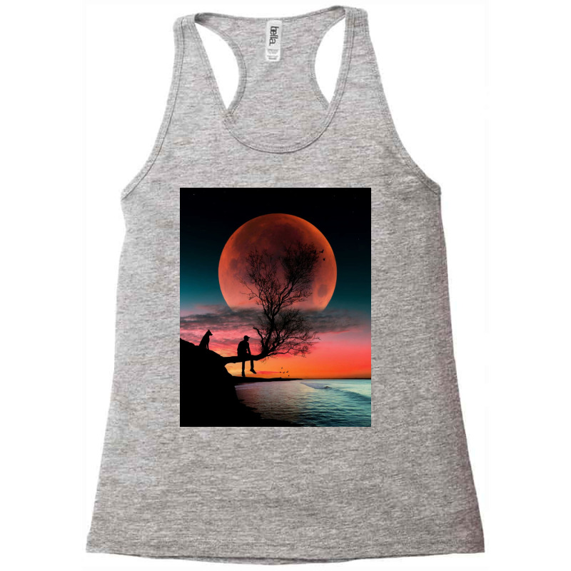 Moon Racerback Tank | Artistshot