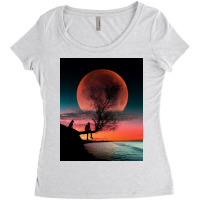 Moon Women's Triblend Scoop T-shirt | Artistshot