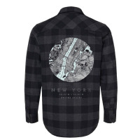 New York Coordinates Map Hometown Premium T Shirt Flannel Shirt | Artistshot