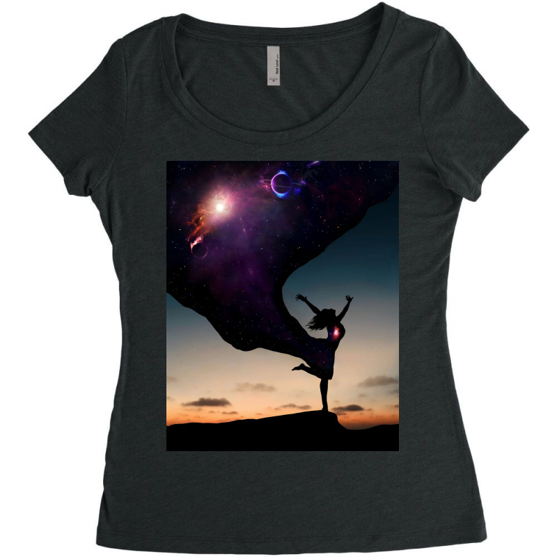 Space Way Women's Triblend Scoop T-shirt | Artistshot