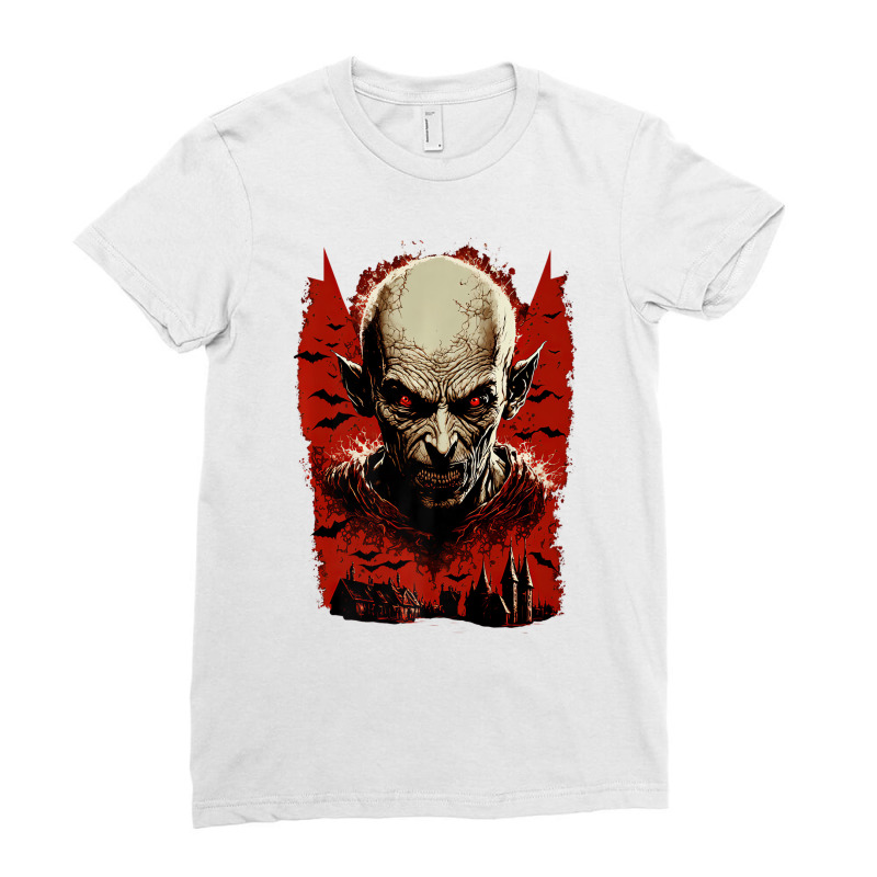 Nosferatu Blood Red Sky Premium T Shirt Ladies Fitted T-Shirt by imelde | Artistshot