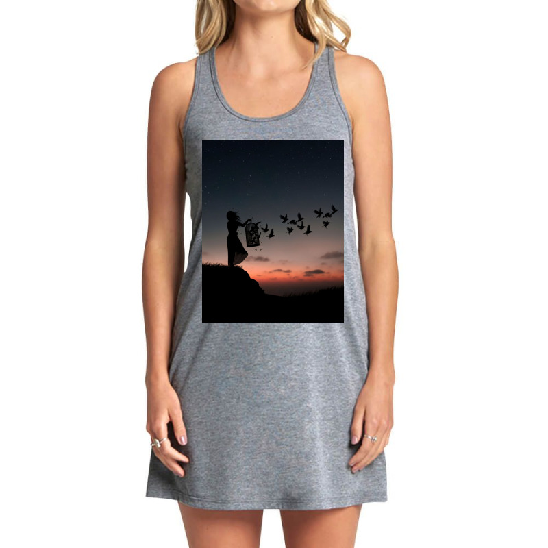 Free Birds Tank Dress | Artistshot