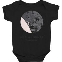 Los Angeles Coordinates Map Hometown T Shirt Baby Bodysuit | Artistshot