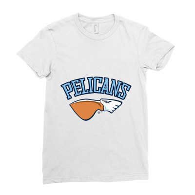 Lahti Pelicans Ice Hockey Logo Ladies Fitted T-shirt Designed By Falcao