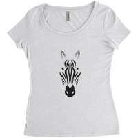 Zebra Women's Triblend Scoop T-shirt | Artistshot