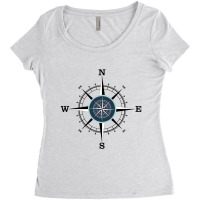 Compass Women's Triblend Scoop T-shirt | Artistshot