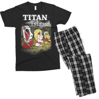 Titan Island Men's T-shirt Pajama Set | Artistshot