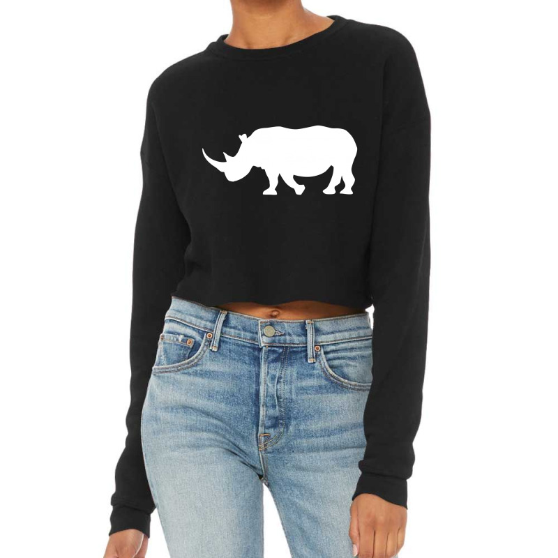 Rhino Cropped Sweater | Artistshot