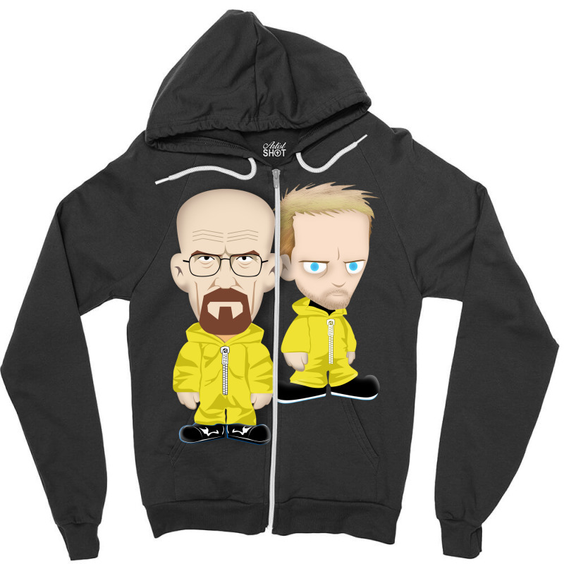 Funny Duo Danger Caricature Art Zipper Hoodie | Artistshot