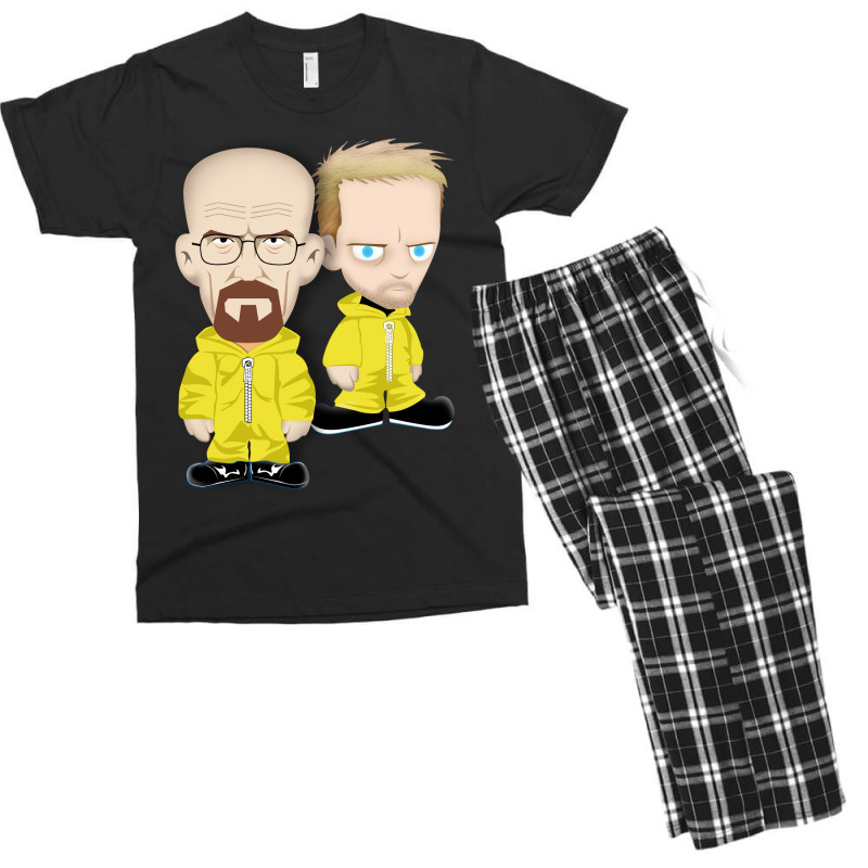 Funny Duo Danger Caricature Art Men's T-shirt Pajama Set | Artistshot