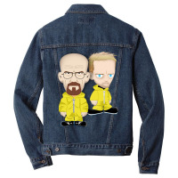 Funny Duo Danger Caricature Art Men Denim Jacket | Artistshot