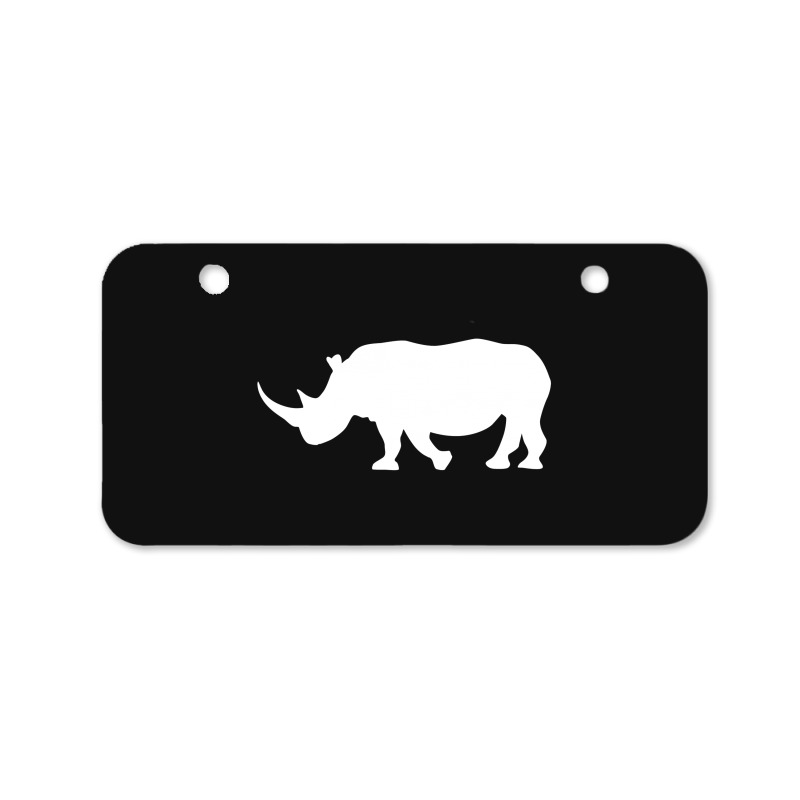 Rhino Bicycle License Plate | Artistshot