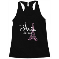 I Love Paris Eiffel Tower France  French Souvenir Racerback Tank | Artistshot