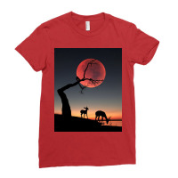 Fullmoon Ladies Fitted T-shirt | Artistshot