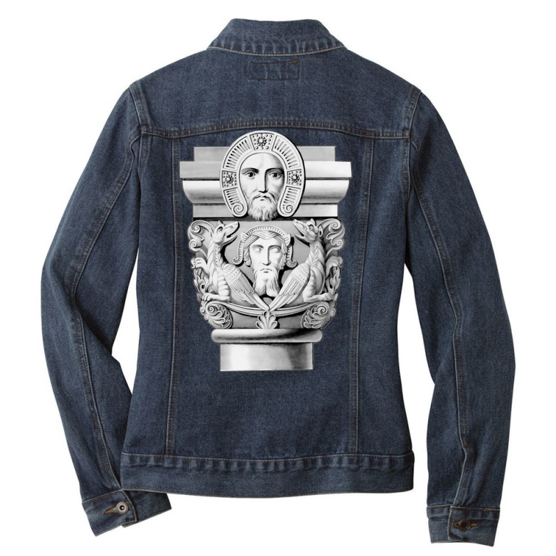 Vivace Mesopotamian Art Architecture Travel Ladies Denim Jacket by fathiyharebd | Artistshot