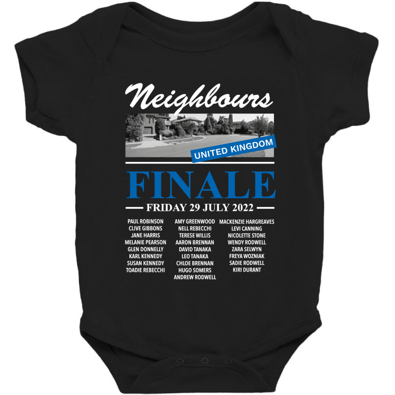 Neighbours Finale Uk Baby Bodysuit by ardylanda | Artistshot