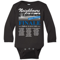 Neighbours Finale Uk Long Sleeve Baby Bodysuit | Artistshot